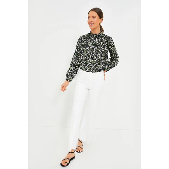 TUCKERNUCK Verdant Iris Avalon Blouse NWT Size Large - Picture 6 of 12